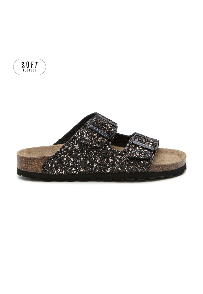 Planta Soft Sandals - Black