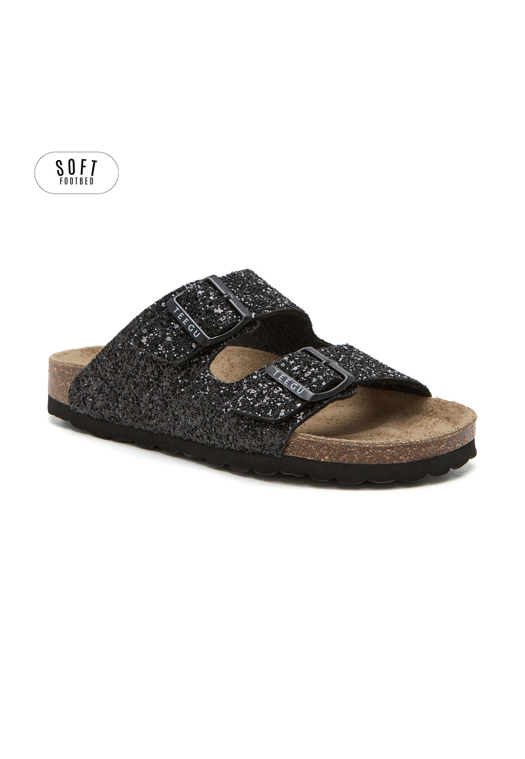 Planta Soft Sandals - Black
