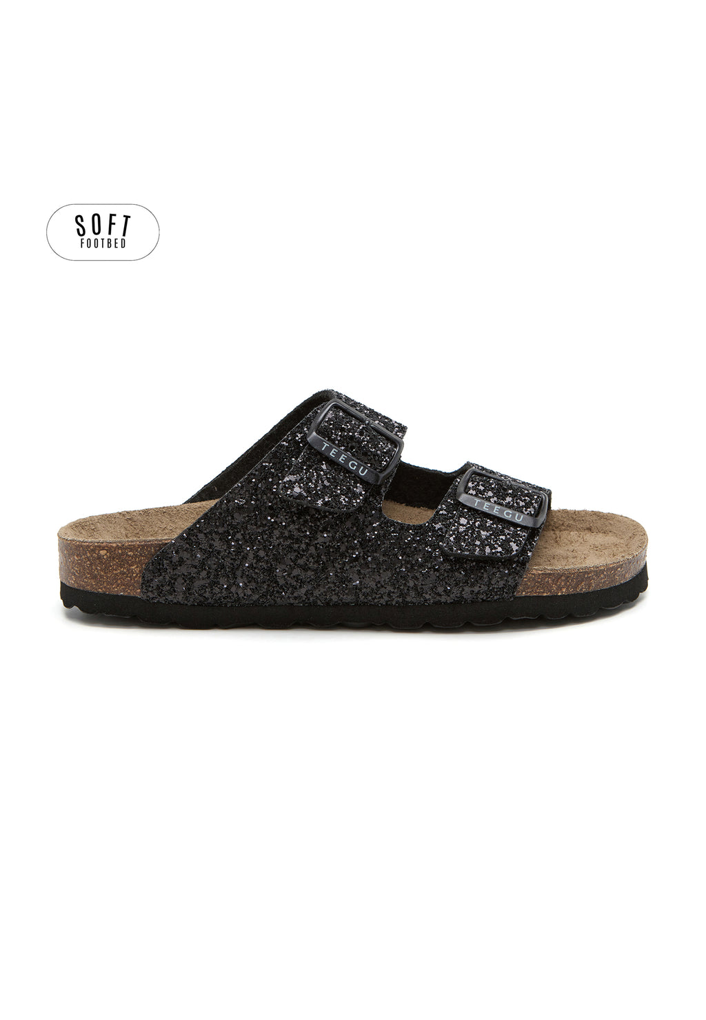 Planta Soft Sandals - Black