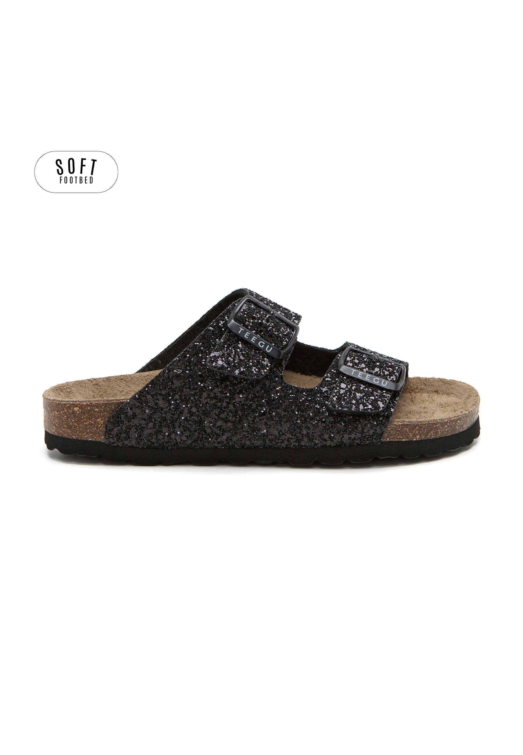 Planta Soft Sandals - Black