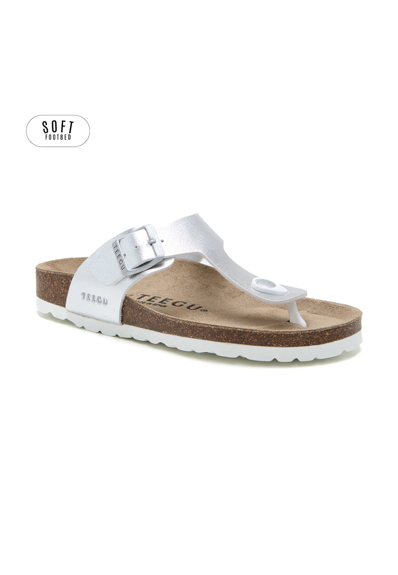 Planta Soft Sandals - Silver