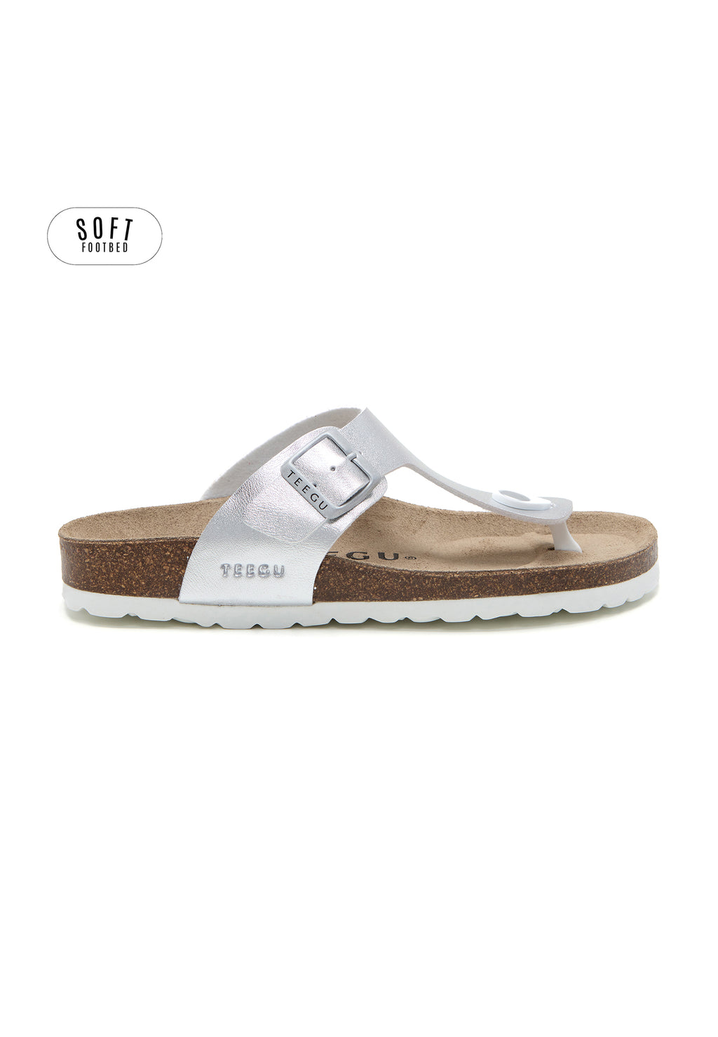 Planta Soft Sandals - Silver
