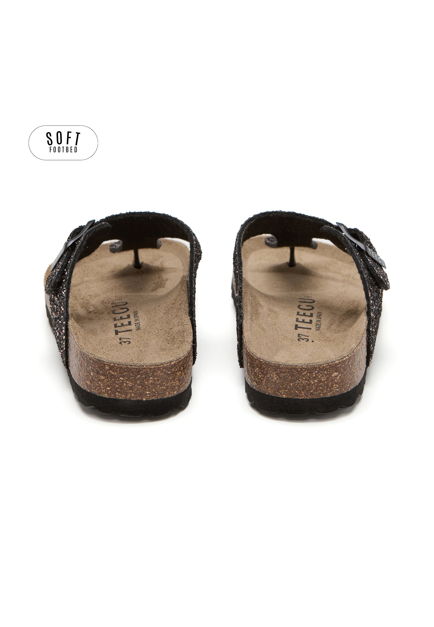Sandalias Planta Soft - Negro