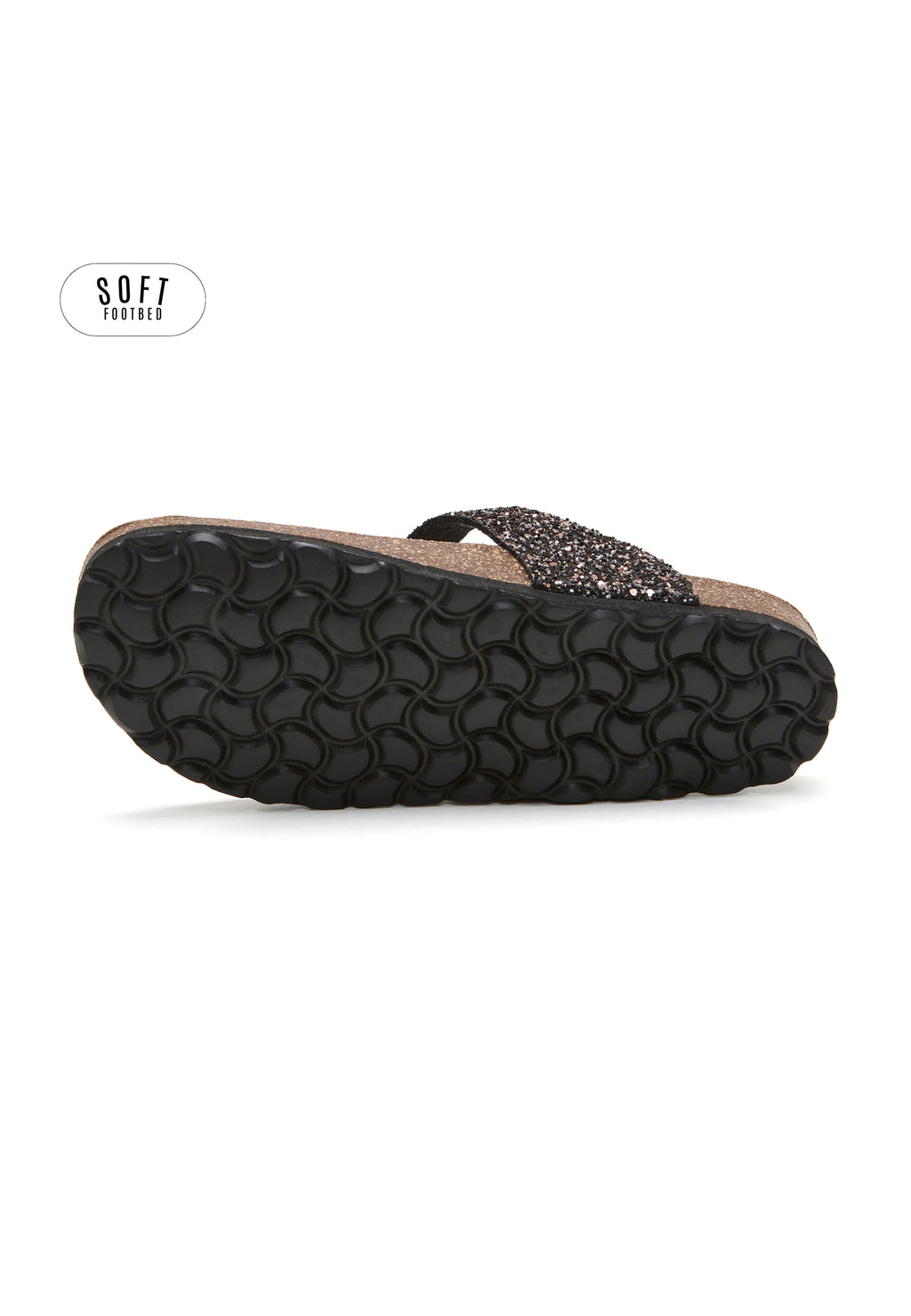 Sandalias Planta Soft - Negro