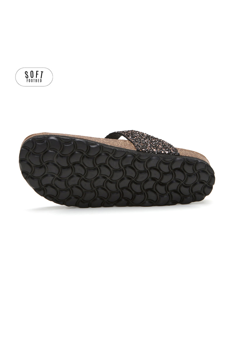 Planta Soft Sandals - Black