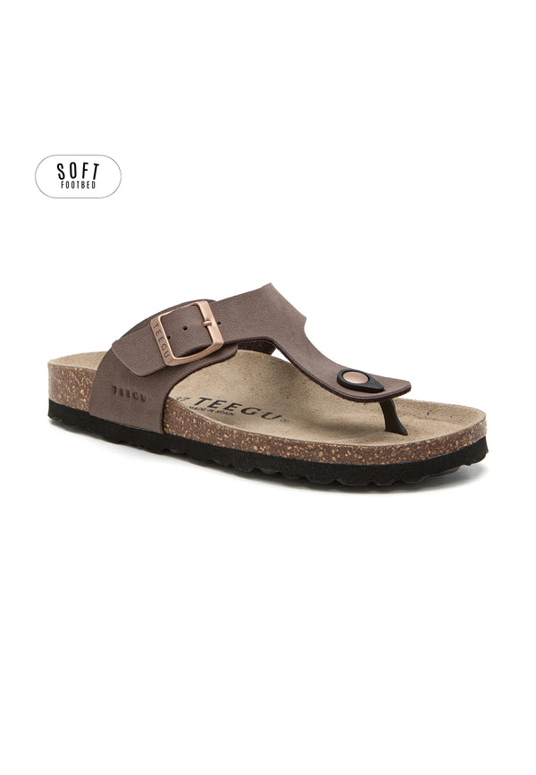 Sandalias Planta Soft - Marrón