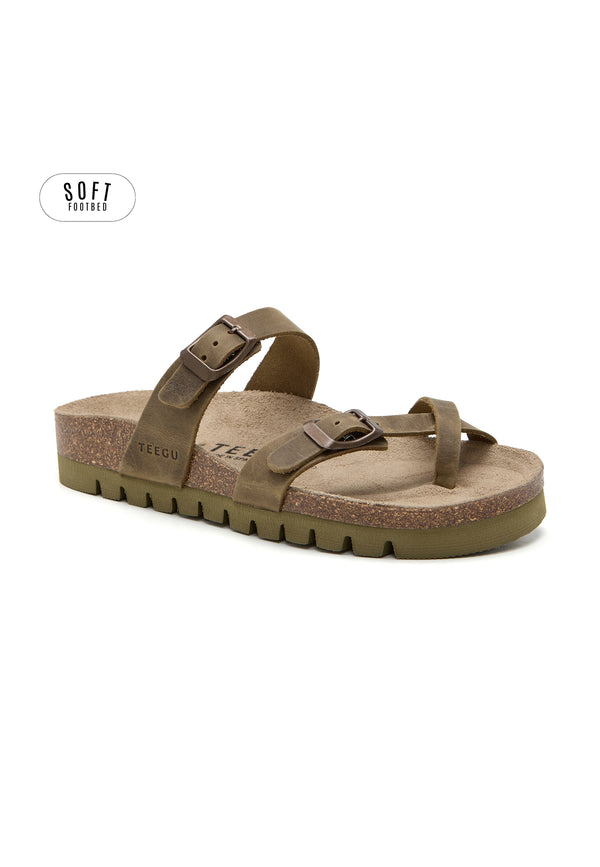 Planta Soft Sandals - Khaki
