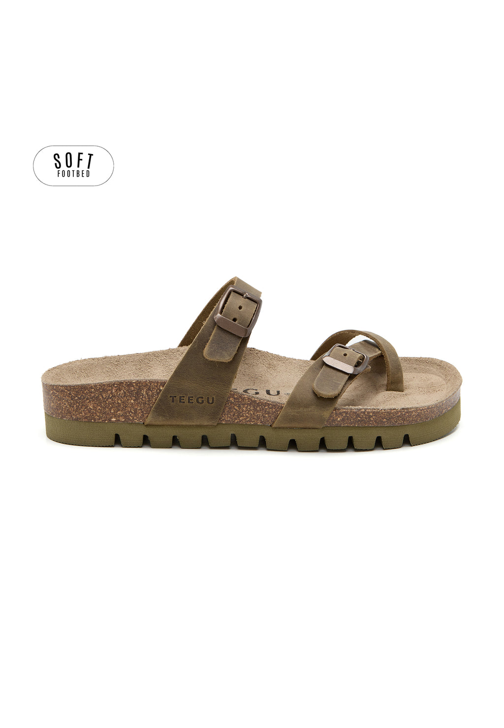 Sandales Planta Soft - Kaki