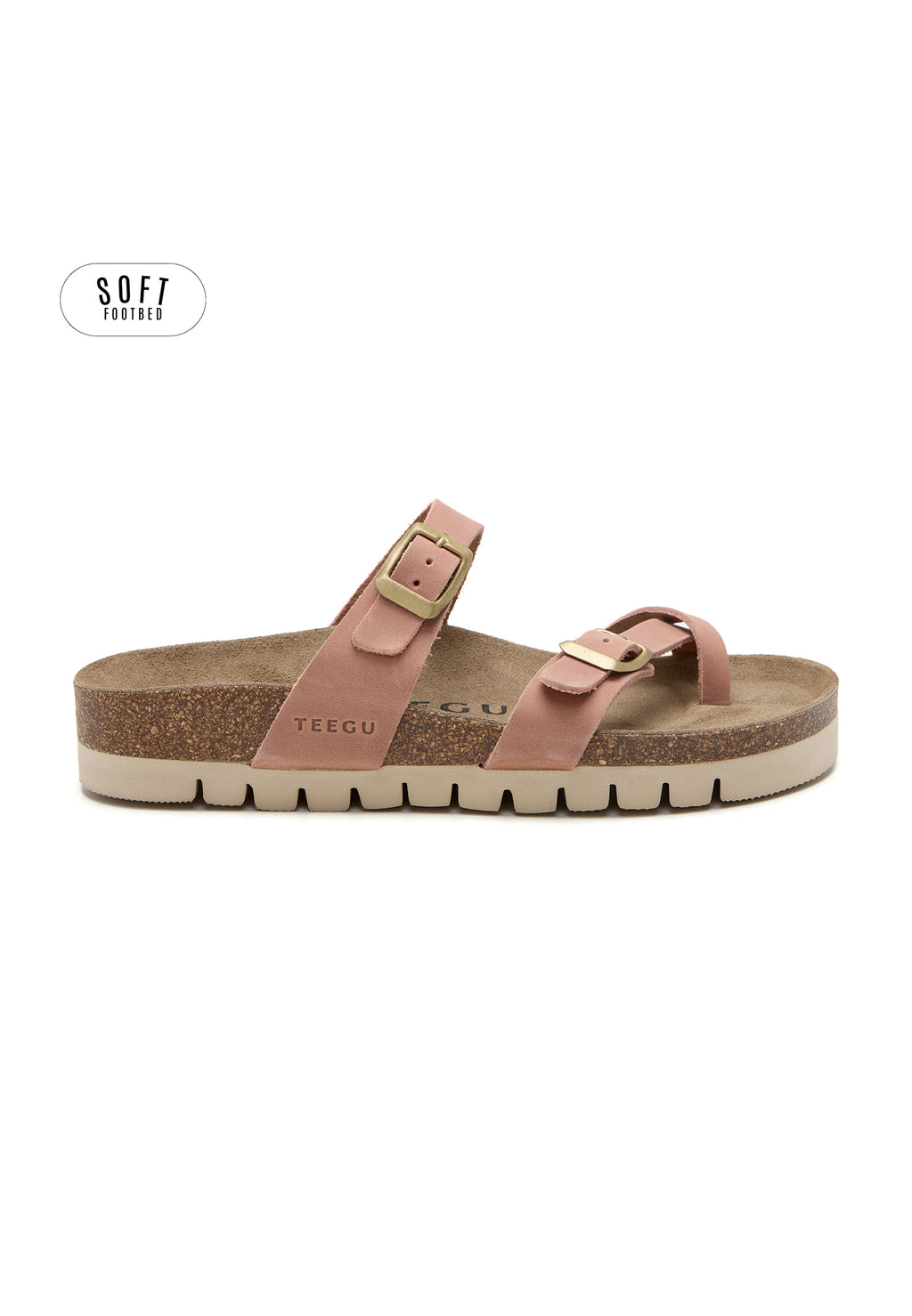 Planta Soft Sandals - Salmon