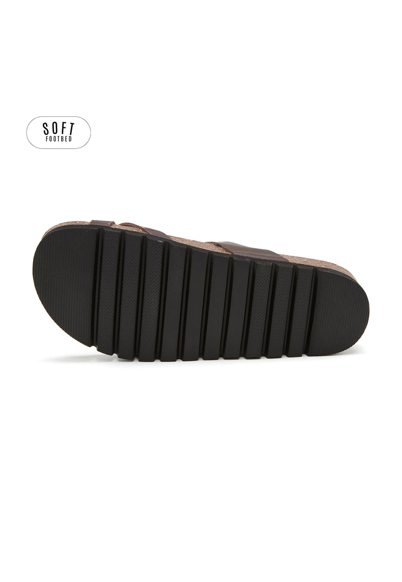 Planta Soft Sandals - Brown