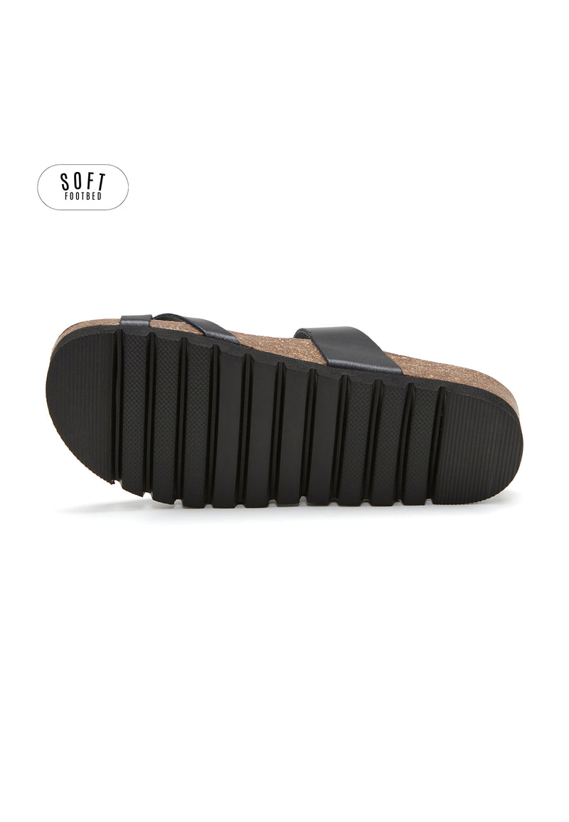 Planta Soft Sandals - Black
