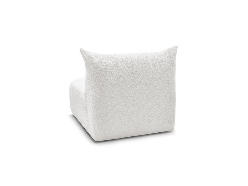 Azra - Silla 1 Plaza Sin Apoyabrazos Para Sofá Modular - Tela Bouclette