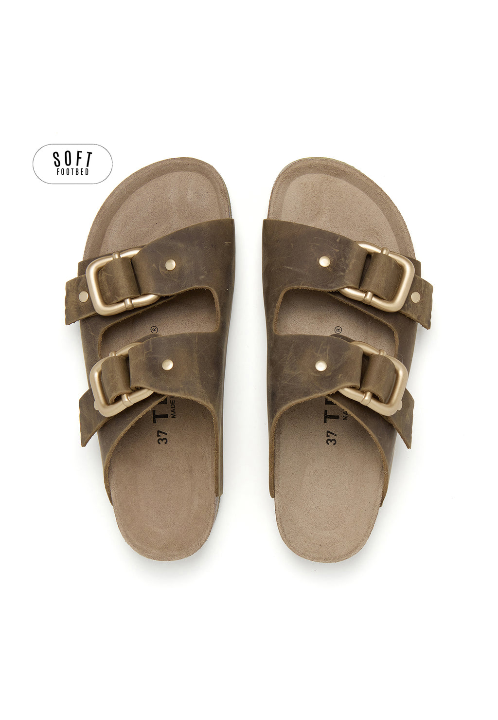 Planta Soft Sandals - Khaki