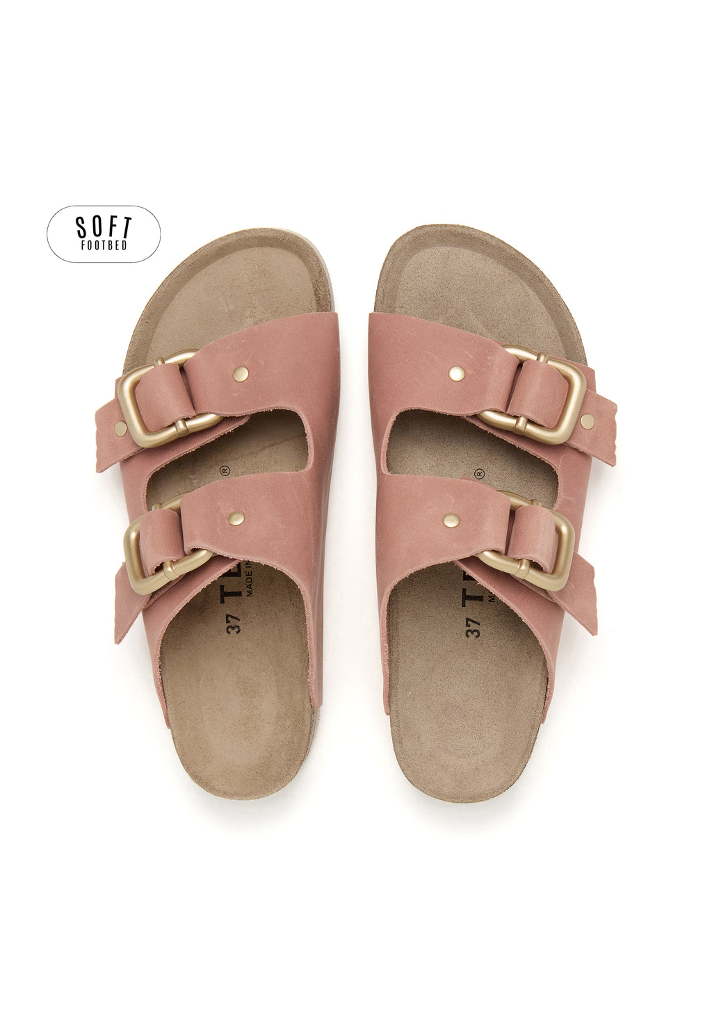 Planta Soft Sandals - Salmon