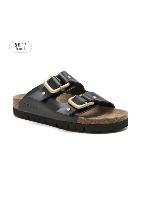Planta Soft Sandals - Black