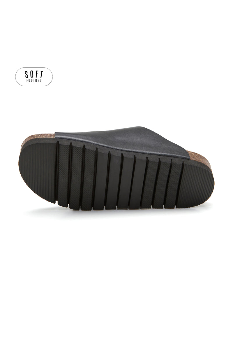 Planta Soft Sandals - Black