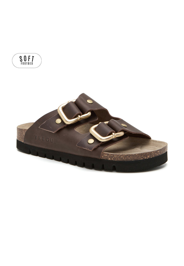 Sandalias Planta Soft - Marrón