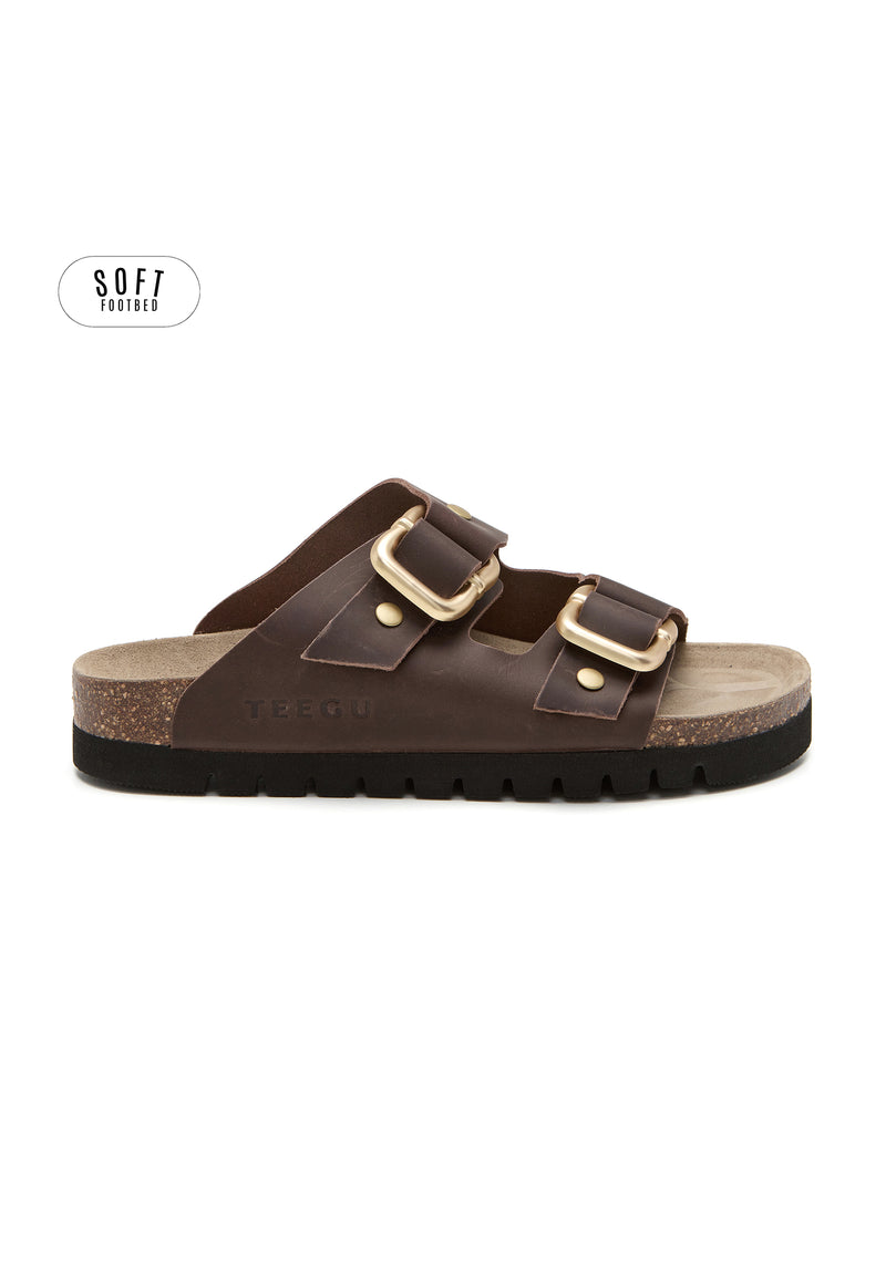 Planta Soft Sandals - Brown