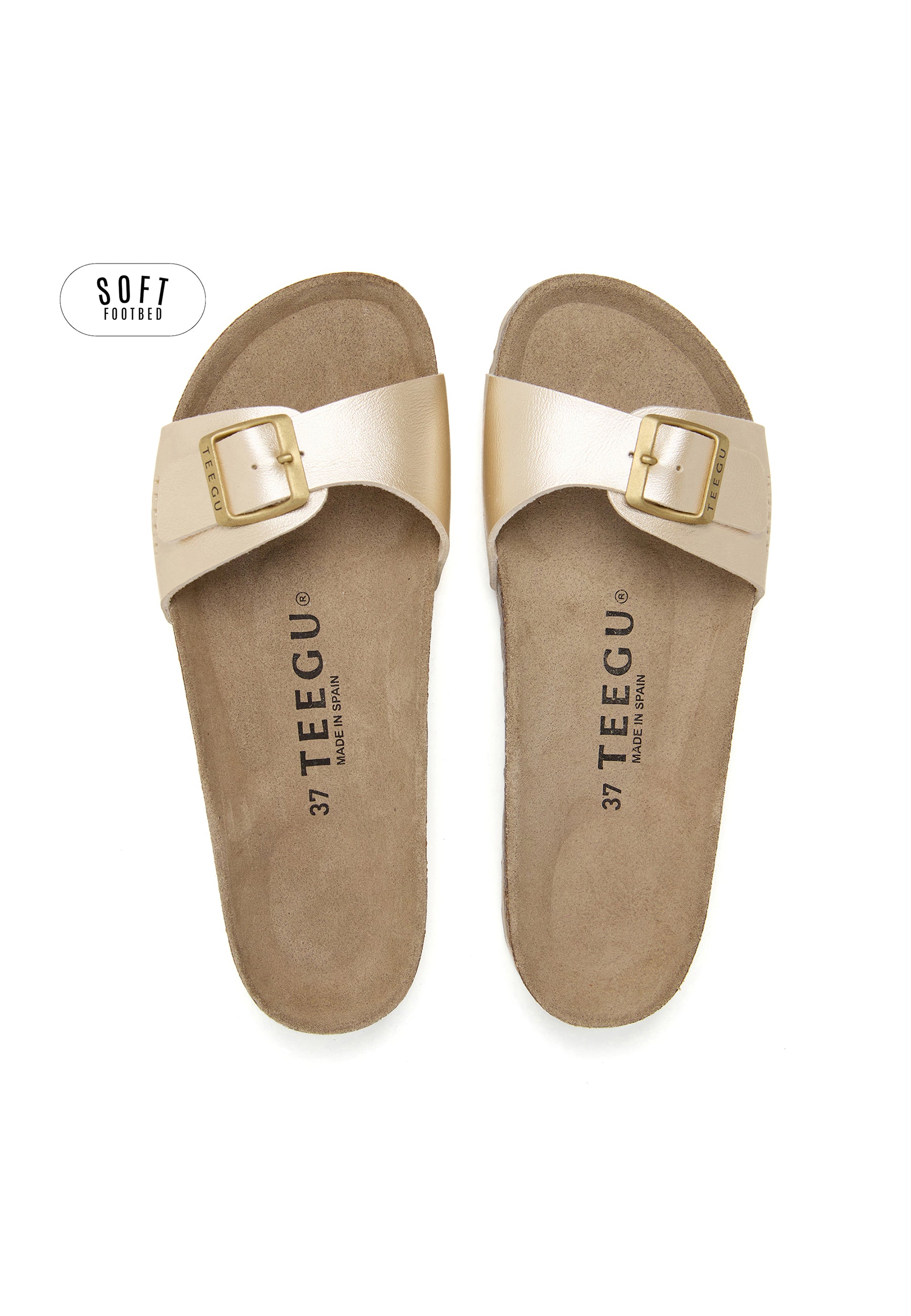 Planta Soft Sandals - Gold