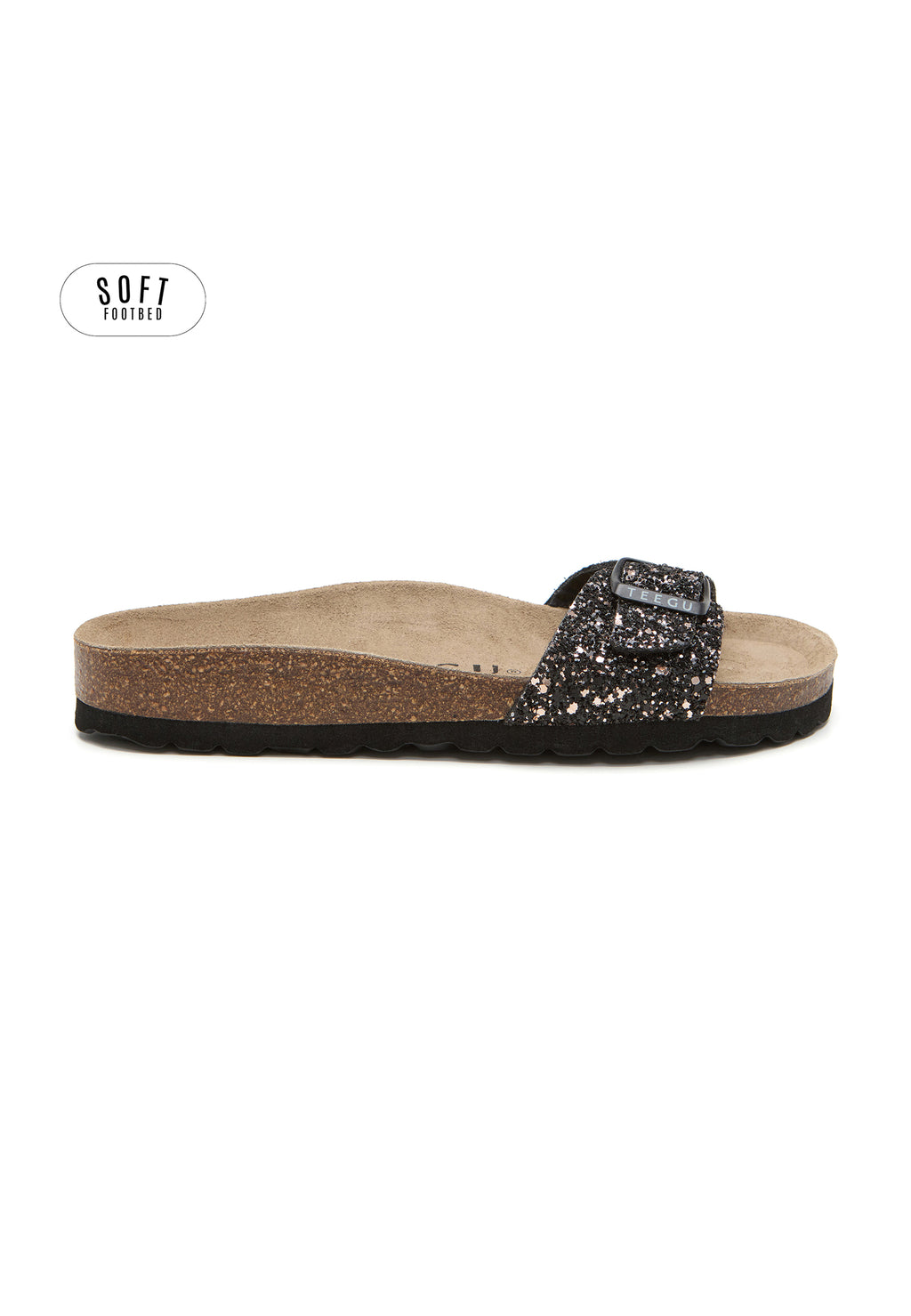 Planta Soft Sandals - Black