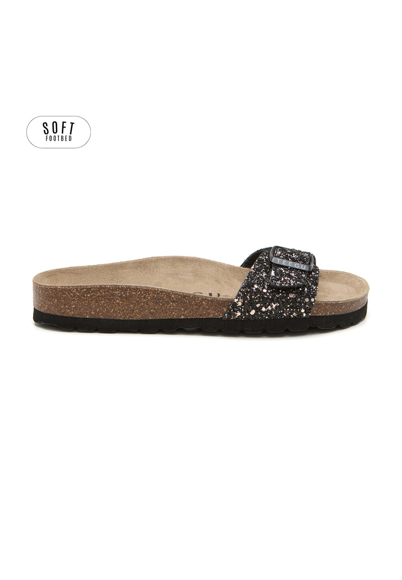 Planta Soft Sandals - Black