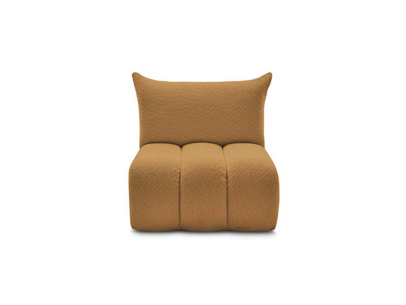 Azra - Silla 1 Plaza Sin Apoyabrazos Para Sofá Modular - Tela Bouclette
