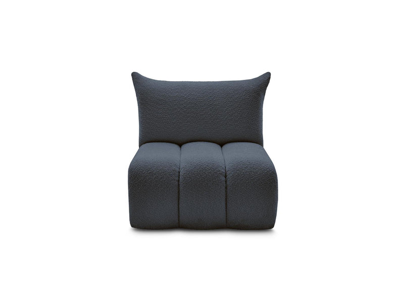 Azra - Silla 1 Plaza Sin Apoyabrazos Para Sofá Modular - Tela Bouclette