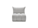 Azra - Silla 1 Plaza Sin Apoyabrazos Para Sofá Modular - Tela Bouclette