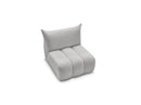 Azra - Silla 1 Plaza Sin Apoyabrazos Para Sofá Modular - Tela Bouclette