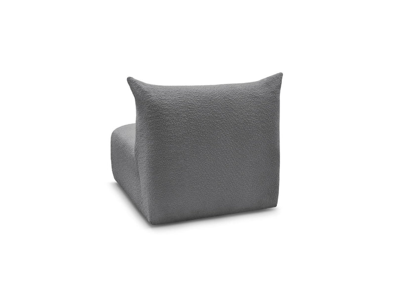 Azra - Silla 1 Plaza Sin Apoyabrazos Para Sofá Modular - Tela Bouclette