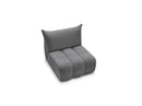 Azra - Silla 1 Plaza Sin Apoyabrazos Para Sofá Modular - Tela Bouclette