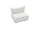 Azra - 2 Seater Armless Chair for Modular Sofa - Bouclette Fabric