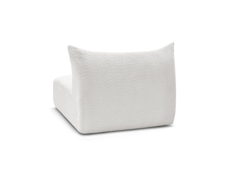 Azra - 2 Seater Armless Chair for Modular Sofa - Bouclette Fabric