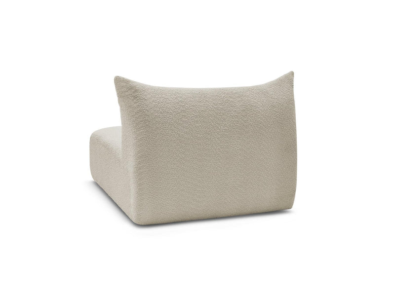 Azra - 2 Seater Armless Chair for Modular Sofa - Bouclette Fabric