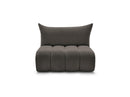 Azra - 2 Seater Armless Chair for Modular Sofa - Bouclette Fabric