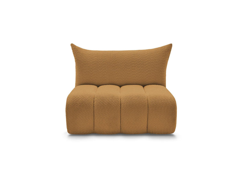 Azra - 2 Seater Armless Chair for Modular Sofa - Bouclette Fabric