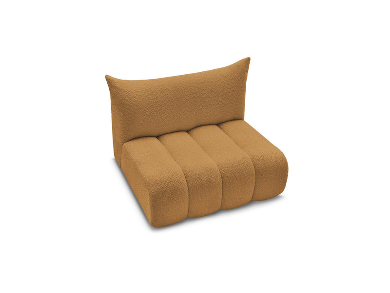 Azra - 2 Seater Armless Chair for Modular Sofa - Bouclette Fabric