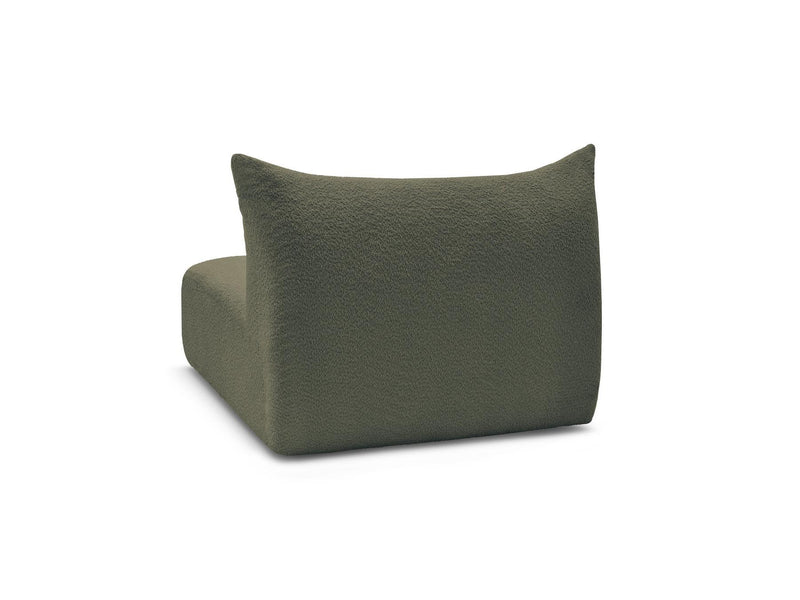 Azra - 2 Seater Armless Chair for Modular Sofa - Bouclette Fabric