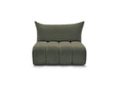 Azra - 2 Seater Armless Chair for Modular Sofa - Bouclette Fabric