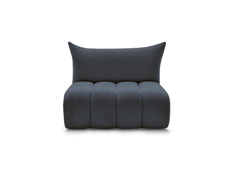 Azra - 2 Seater Armless Chair for Modular Sofa - Bouclette Fabric