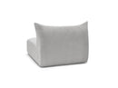 Azra - 2 Seater Armless Chair for Modular Sofa - Bouclette Fabric