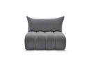 Azra - 2 Seater Armless Chair for Modular Sofa - Bouclette Fabric