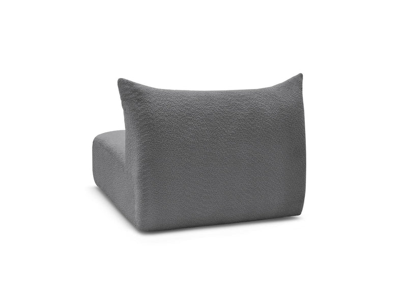 Azra - 2 Seater Armless Chair for Modular Sofa - Bouclette Fabric