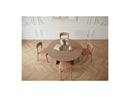 Gaston - Set - With Round Oak Veneer Dining Table + 4 Pia Chairs