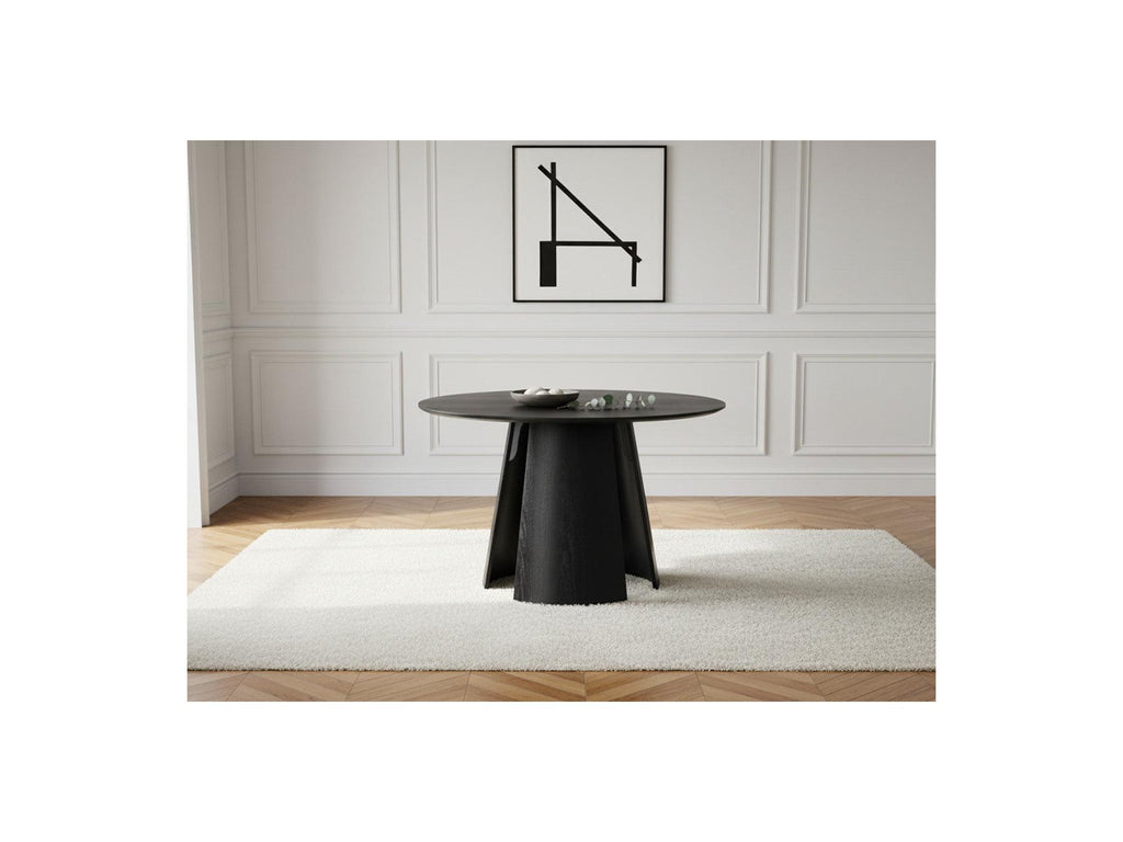 Gaston - Mesa de comedor redonda - Chapa de roble