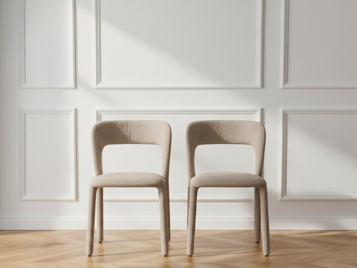 Pia - Lot De 2 Chaises - Tissu