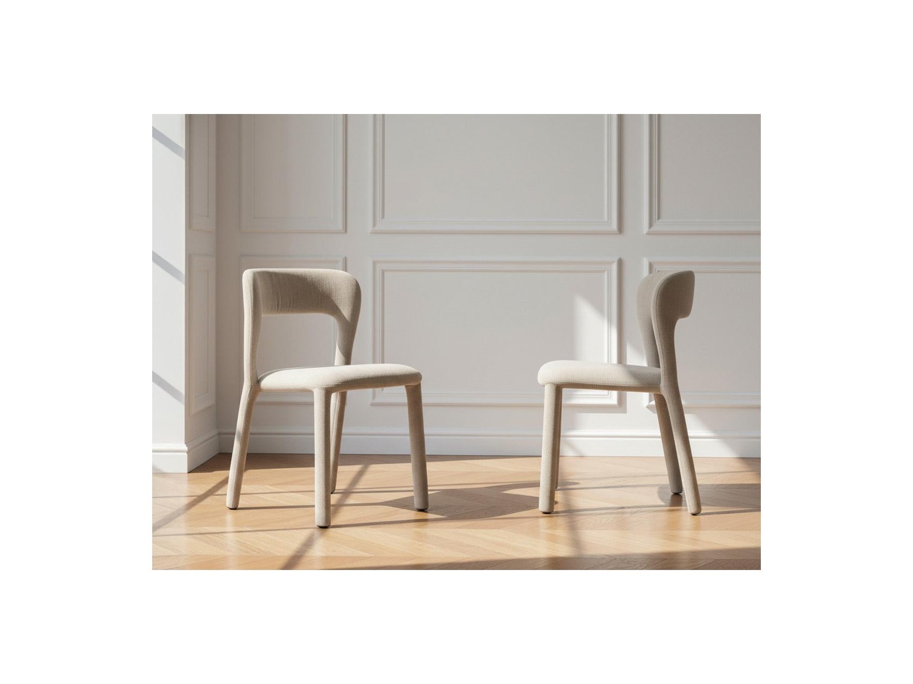 Pia - Lot De 2 Chaises - Tissu