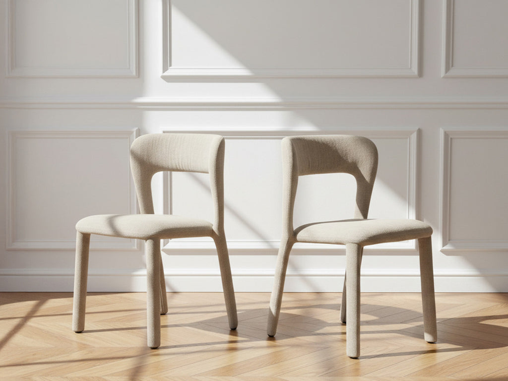 Pia - Lot De 2 Chaises - Tissu