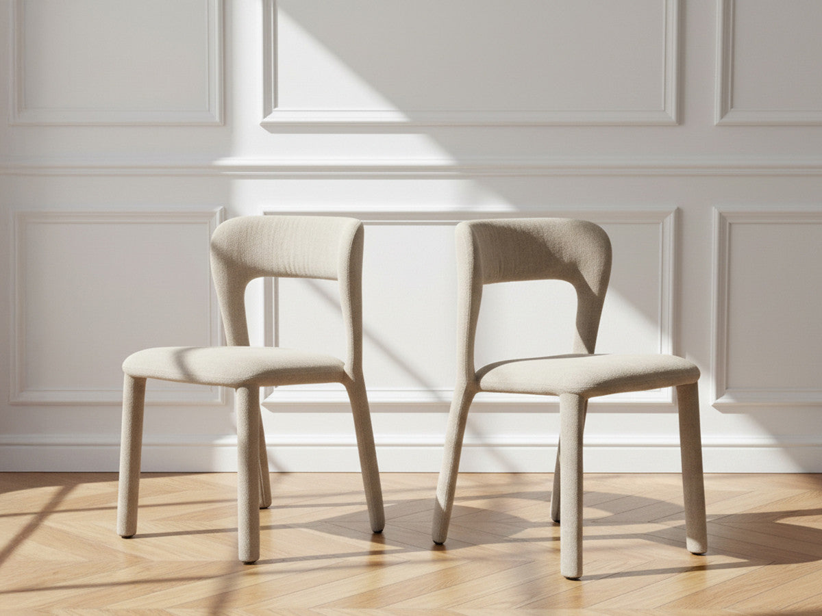 Pia - Lot De 2 Chaises - Tissu