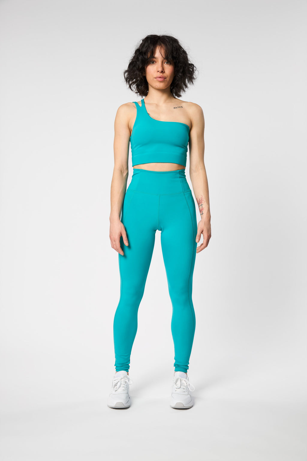 Legging - Compressive High Rise - Peacock